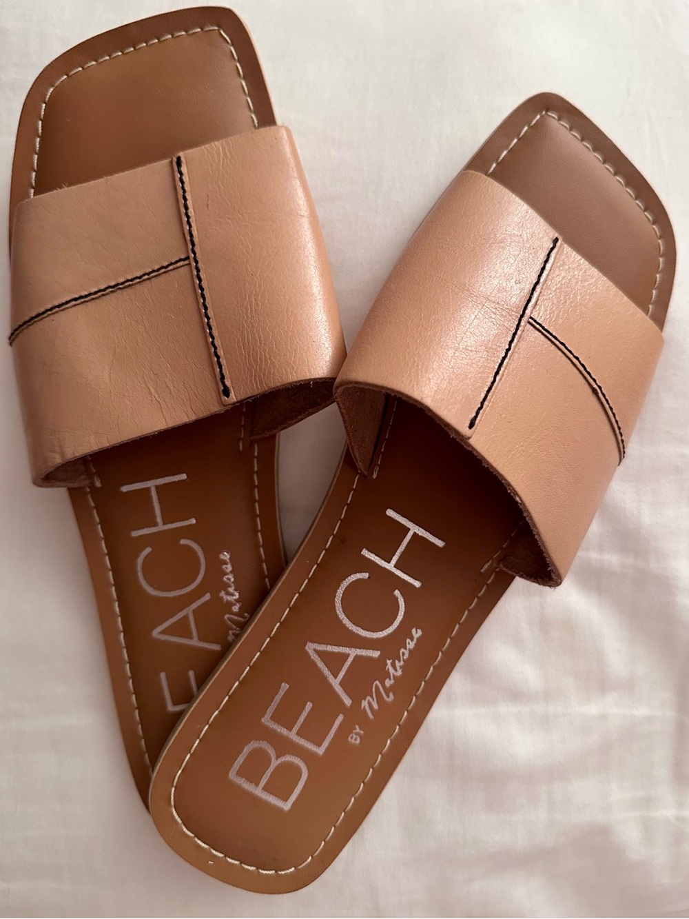 Beach by Matisse Brown Slide Sandals